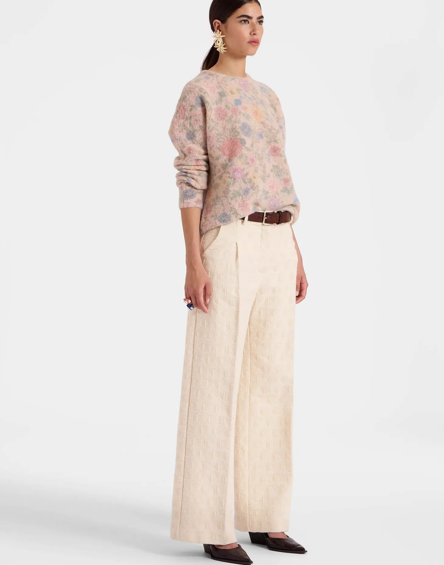 All-In SweaterIvory in Woolmix