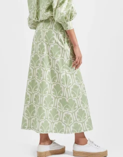 A-Long SkirtGrove in Heavy Cotton Stretch