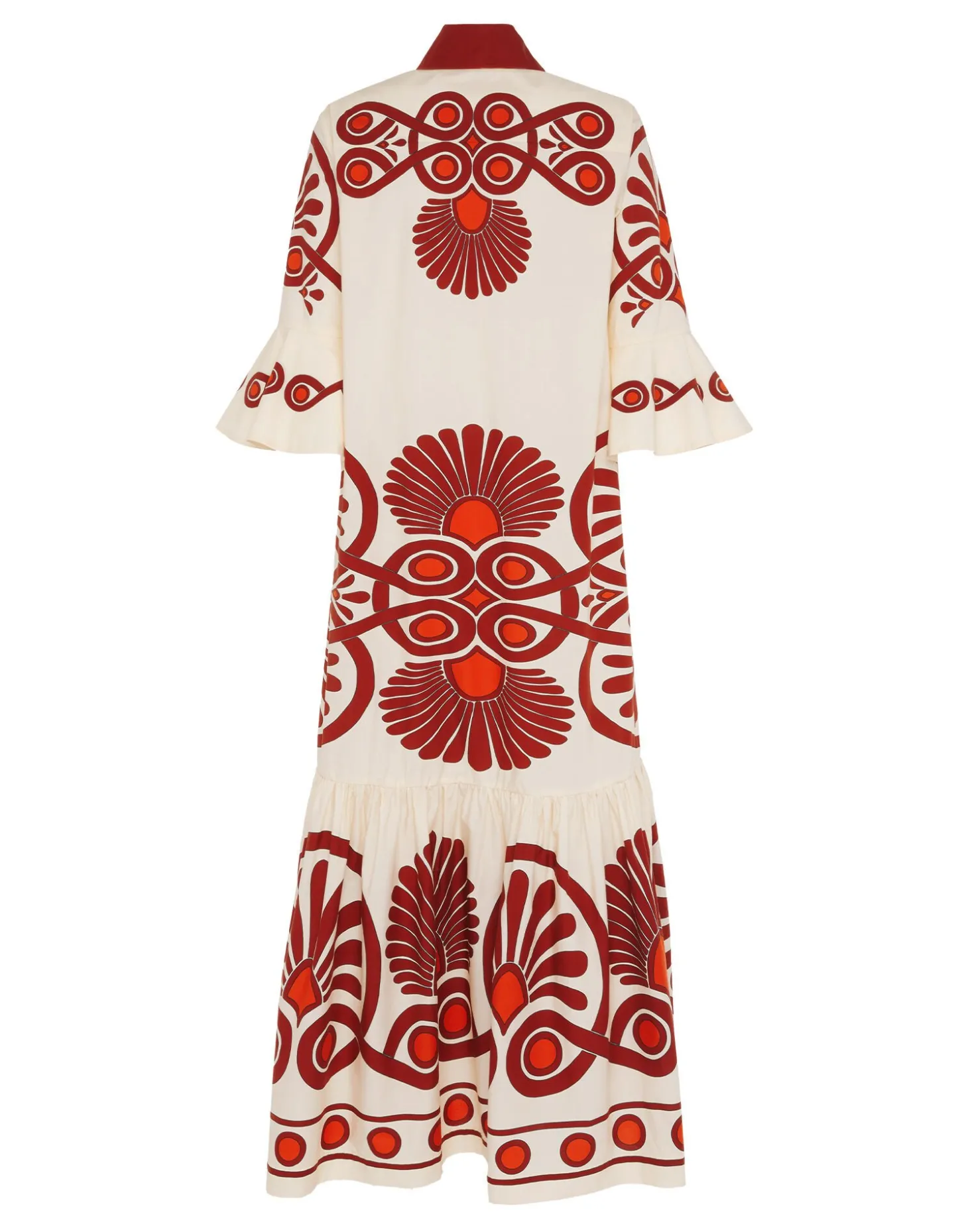 Artemis DressMedallion Placée Cream in Cotton Poplin