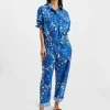 Aviator JumpsuitAnemone in Summer Popeline