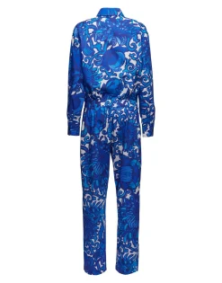 Aviator JumpsuitAnemone in Summer Popeline