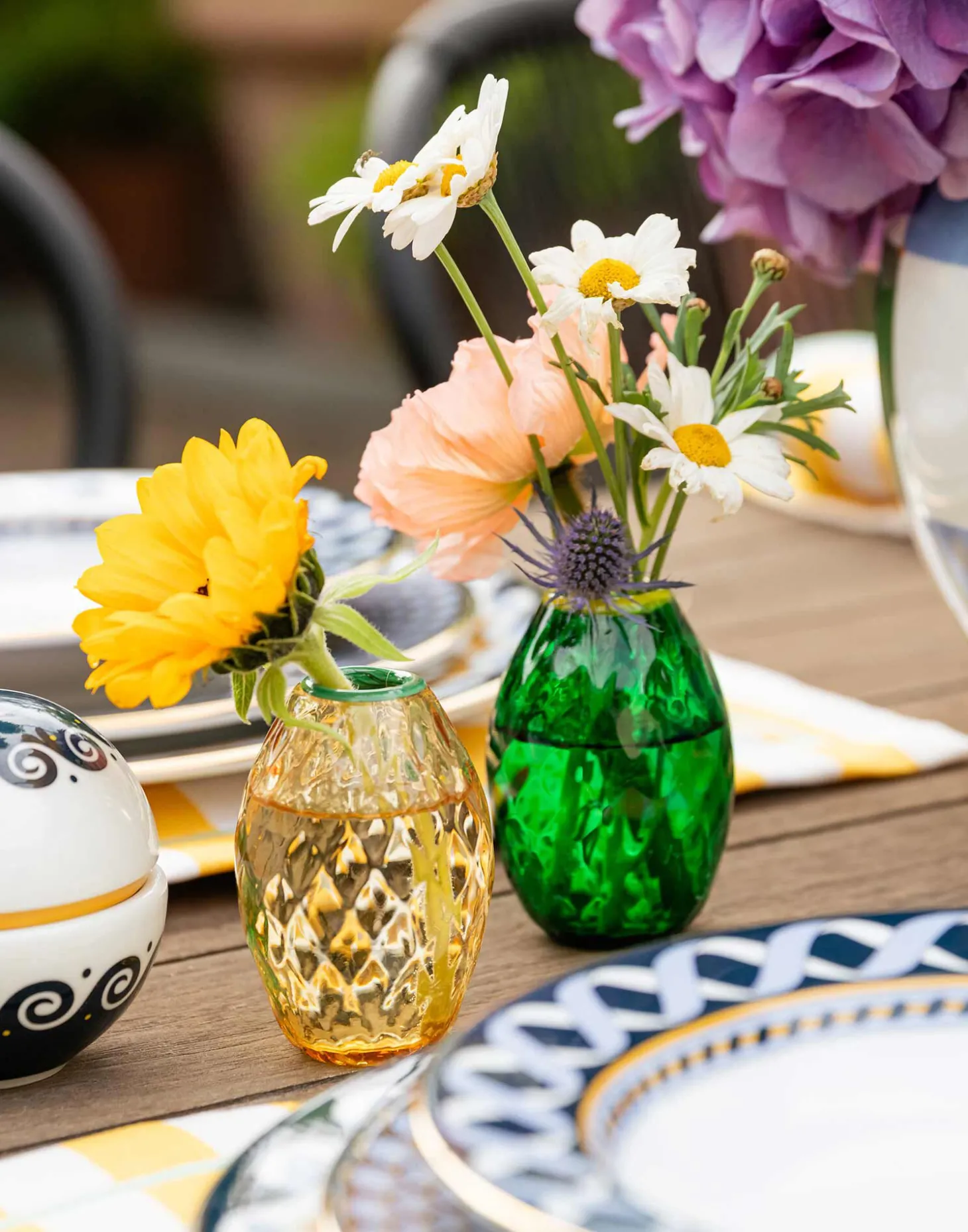 Baby Egg VasesMisty Rainbow Mix in Murano Glass