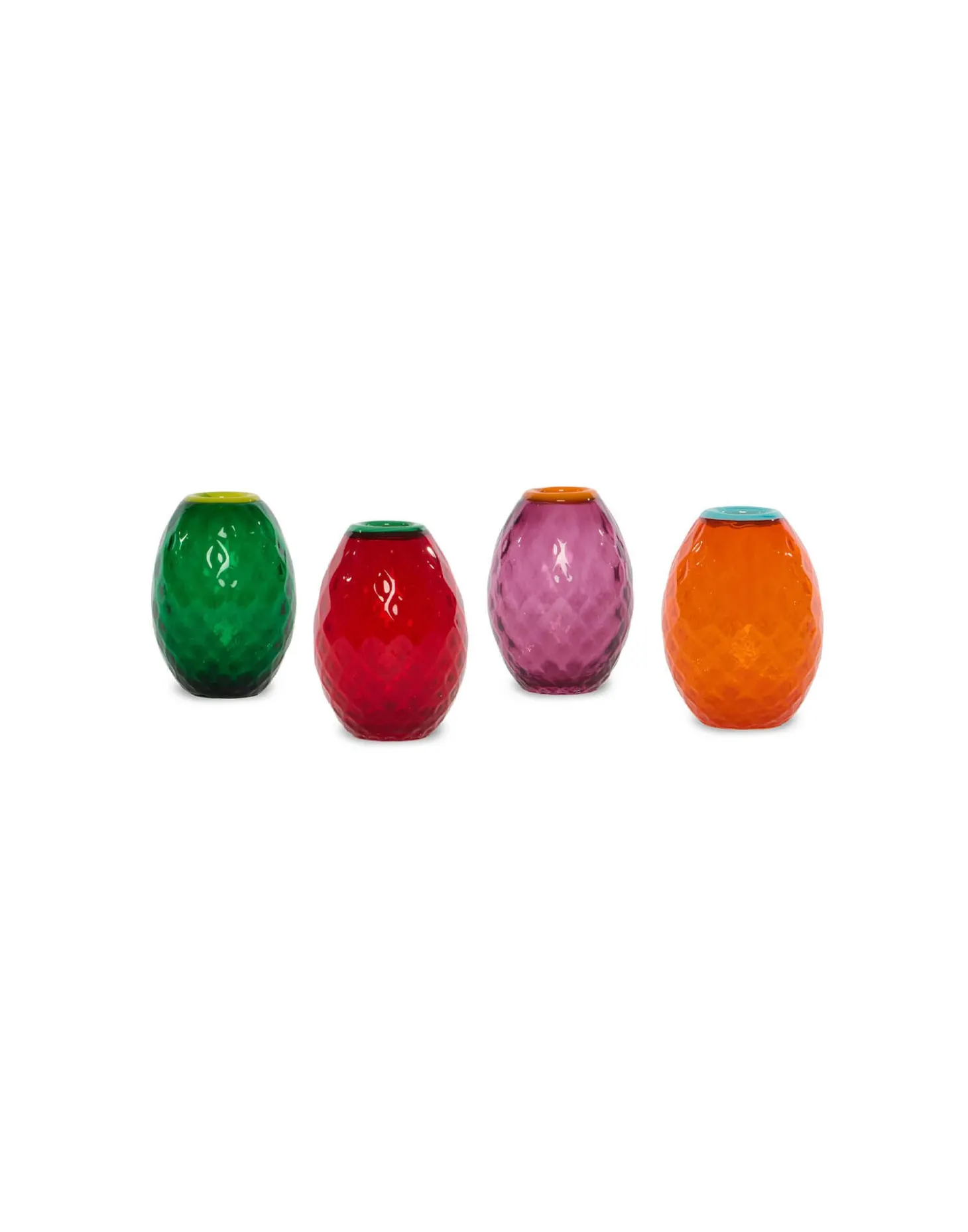 Baby Eggs Set Of 4Mixed in Murano Glass