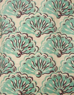 Baia Mini SkirtFans Mint in Shot Cotton