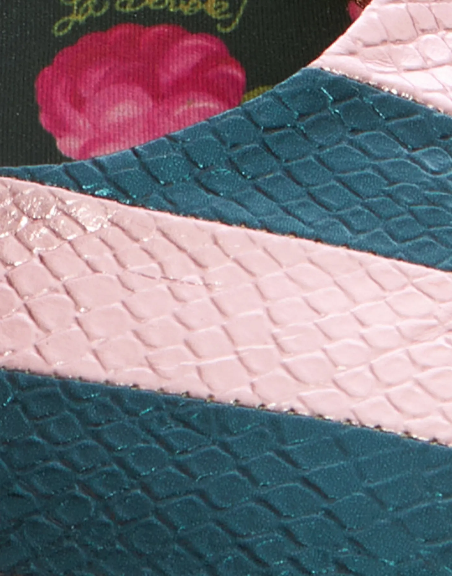 Ballerina FlatsAcquamarine in Faux Python