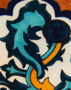 Barbarella Bikini TopCasareale Small Plac&egrave;e Cream in Lycra