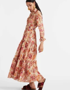 Bellini DressHottie Cream in Embroidered Organza