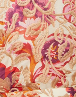 Bellini DressHottie Cream in Embroidered Organza