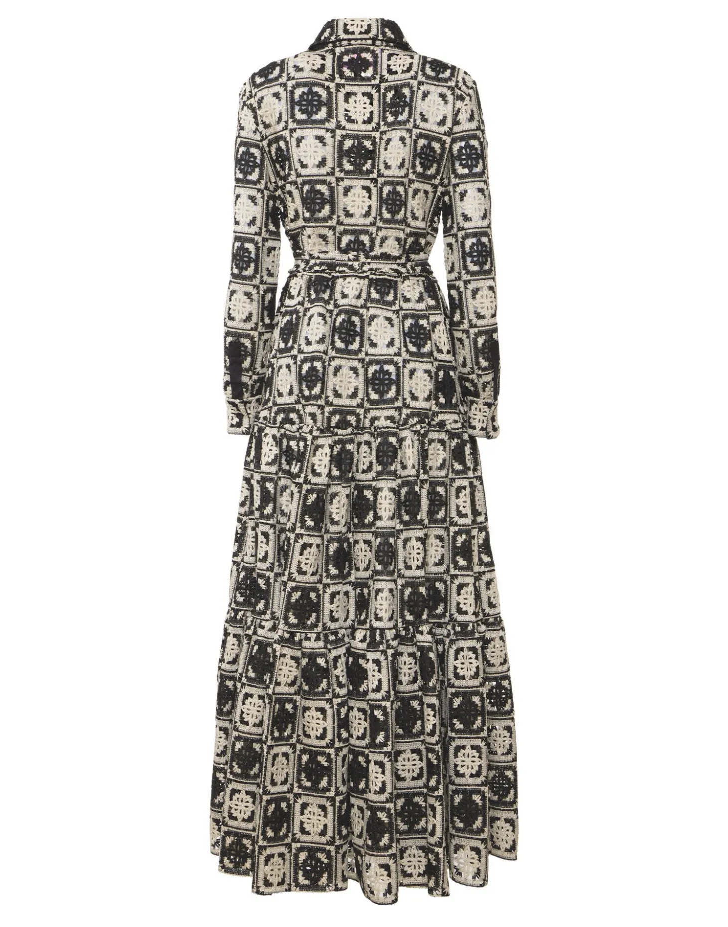 Bellini DressMini Tiles Black in Macramé