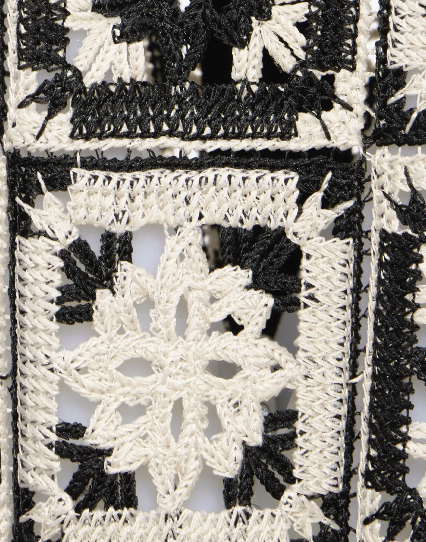 Bellini DressMini Tiles Black in Macramé