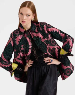 Better Than Your Boyfriend's JacketOltrarno Pink in Jacquard