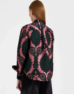 Better Than Your Boyfriend's JacketOltrarno Pink in Jacquard