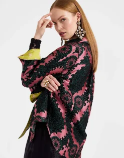 Better Than Your Boyfriend's JacketOltrarno Pink in Jacquard