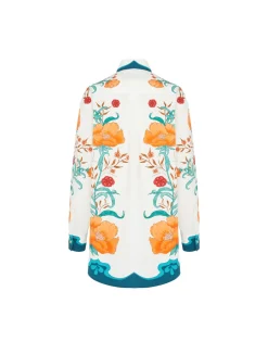 Better Than Your Boyfriend's ShirtMorpheus Plac&eacute;e Orange in Summer Poplin