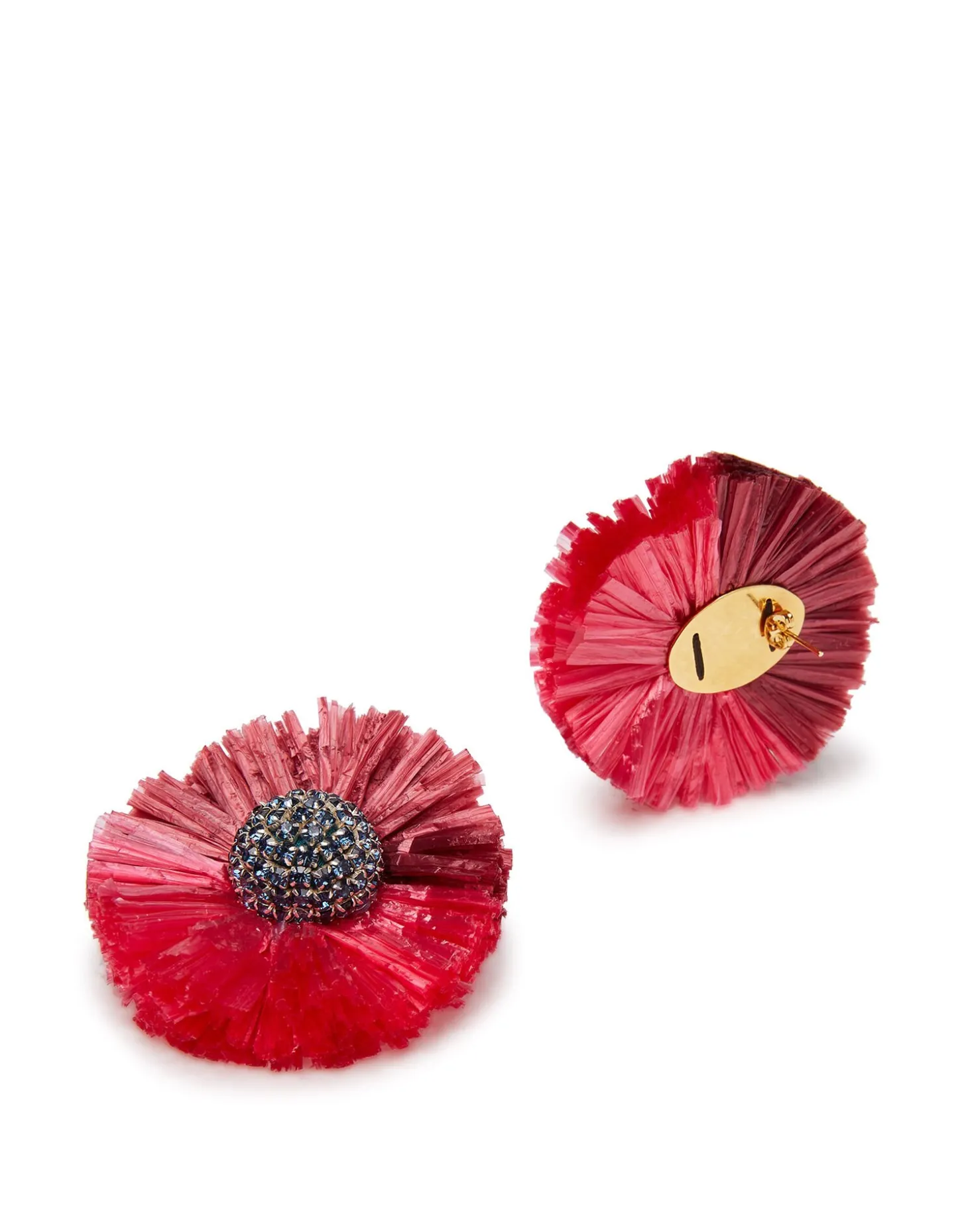 Big Bang EarringsMulticolor Ocra in Brass