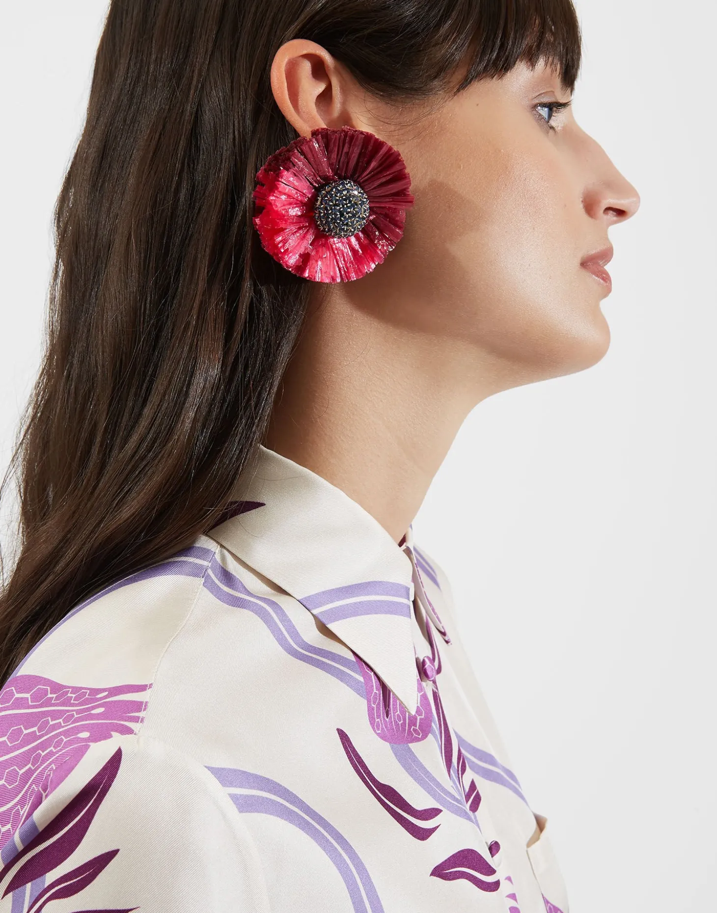 Big Bang EarringsMulticolor Ocra in Brass