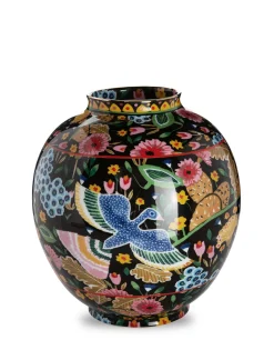 Big Bubble VaseColombo Nero in Porcelain