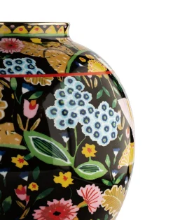 Big Bubble VaseColombo Nero in Porcelain