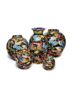 Big Bubble VaseColombo Nero in Porcelain