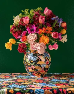 Big Bubble VaseColombo Nero in Porcelain