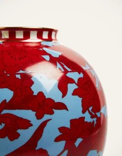 Big Bubble VaseLilium Turchese in Porcelain