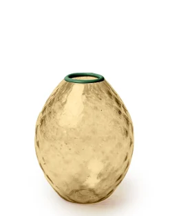 Big Egg VaseGold in Murano Glass