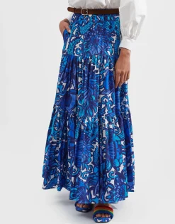 Big SkirtAnemone in Summer Popeline