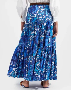 Big SkirtAnemone in Summer Popeline