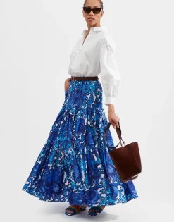 Big SkirtAnemone in Summer Popeline