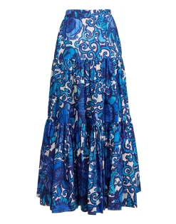 Big SkirtAnemone in Summer Popeline