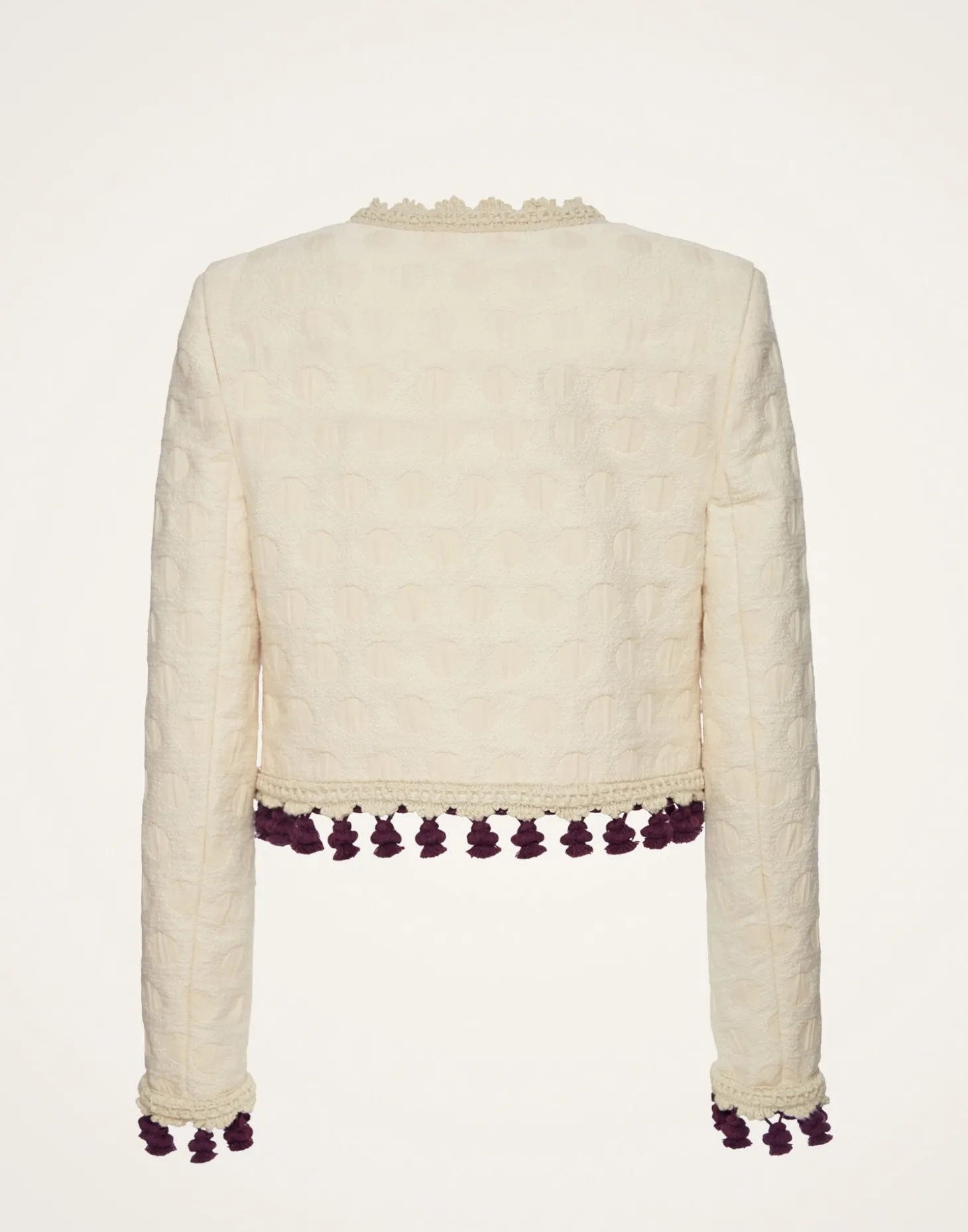 Bijoux Jacket EmbroideredCreamy in Jacquard