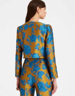 Bijoux JacketHottie Turquoise in Jacquard