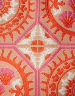 Bijoux JacketSun Orange in Jacquard With Tassels