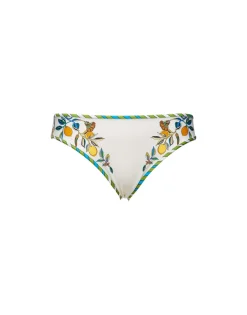 Bikini BottomBorboni Plac&eacute;e Bianco in Lycra