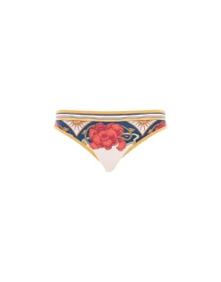 Bikini BottomTaormina Plac&eacute;e Ivory in Lycra