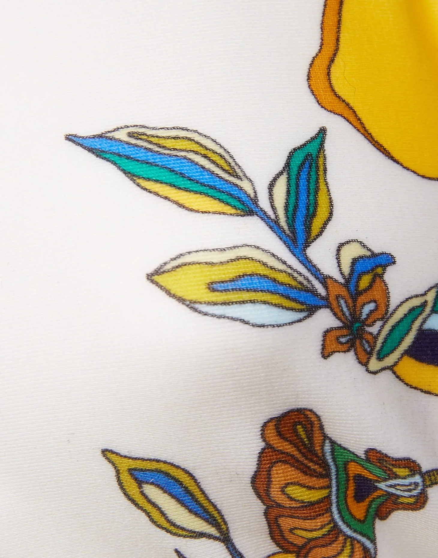 Bikini TopBorboni Placée Bianco in Lycra