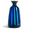Bottiglia Vase (Smooth)Blu/Verde in Glass