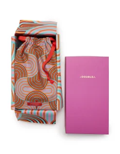 Boudoir SlipperPuzzle Bordeaux in Faille