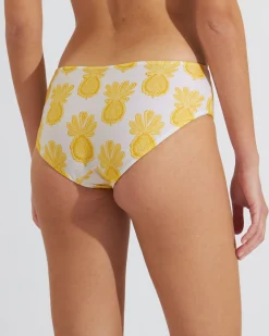 Boy BriefPineapple Sunflower White in Lycra