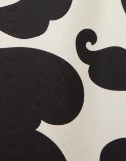 Boy ShirtMarea Black & White in Silk Twill