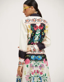 Boy ShirtPlaza Plac&eacute;e Ivory in Silk Twill