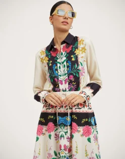 Boy ShirtPlaza Plac&eacute;e Ivory in Silk Twill