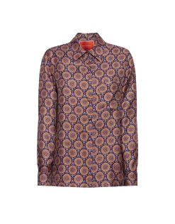 Boy ShirtSovereign Mini Purple in Silk Twill