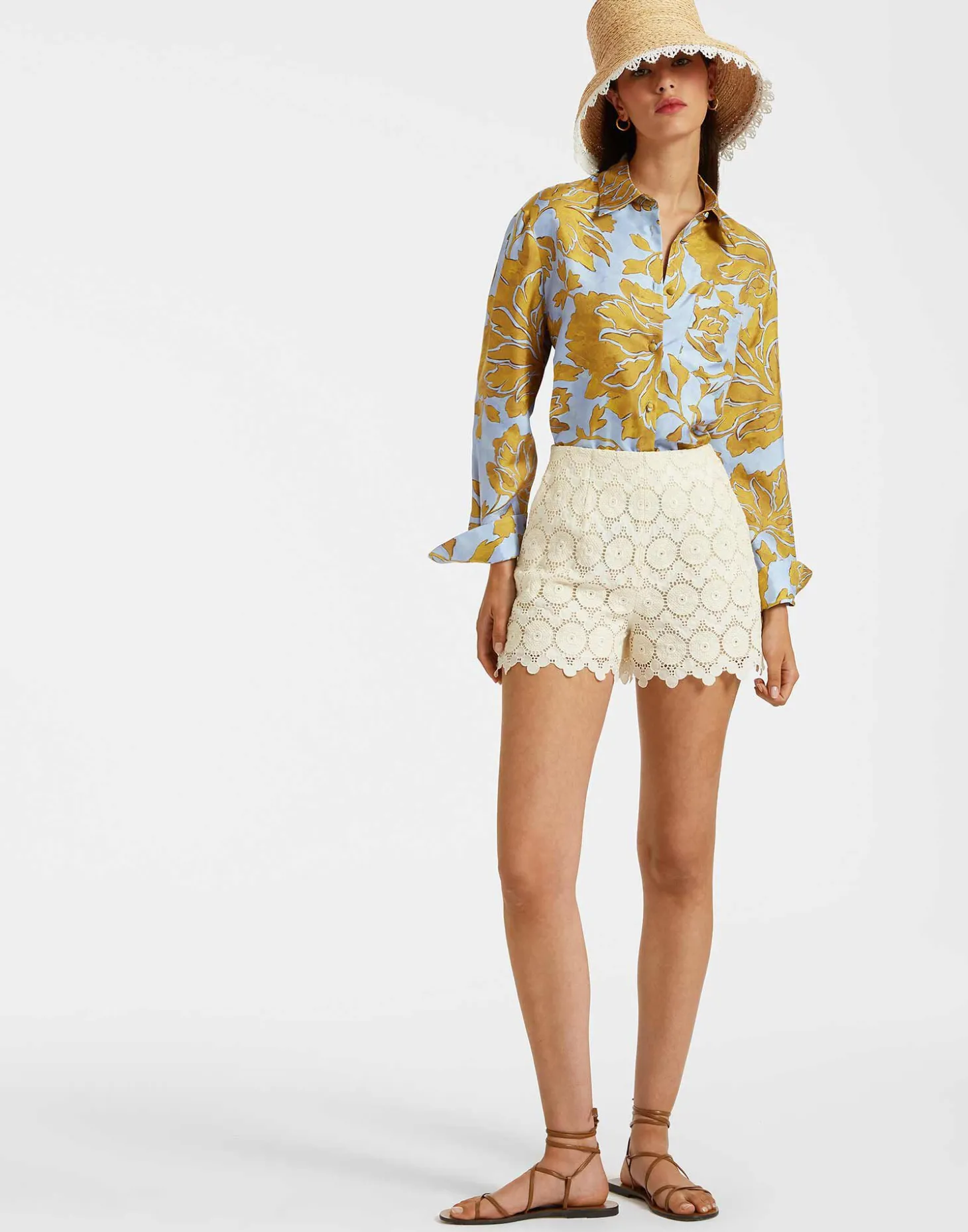 Boy ShirtTangle Light Blue in Silk Twill