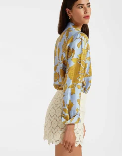 Boy ShirtTangle Light Blue in Silk Twill