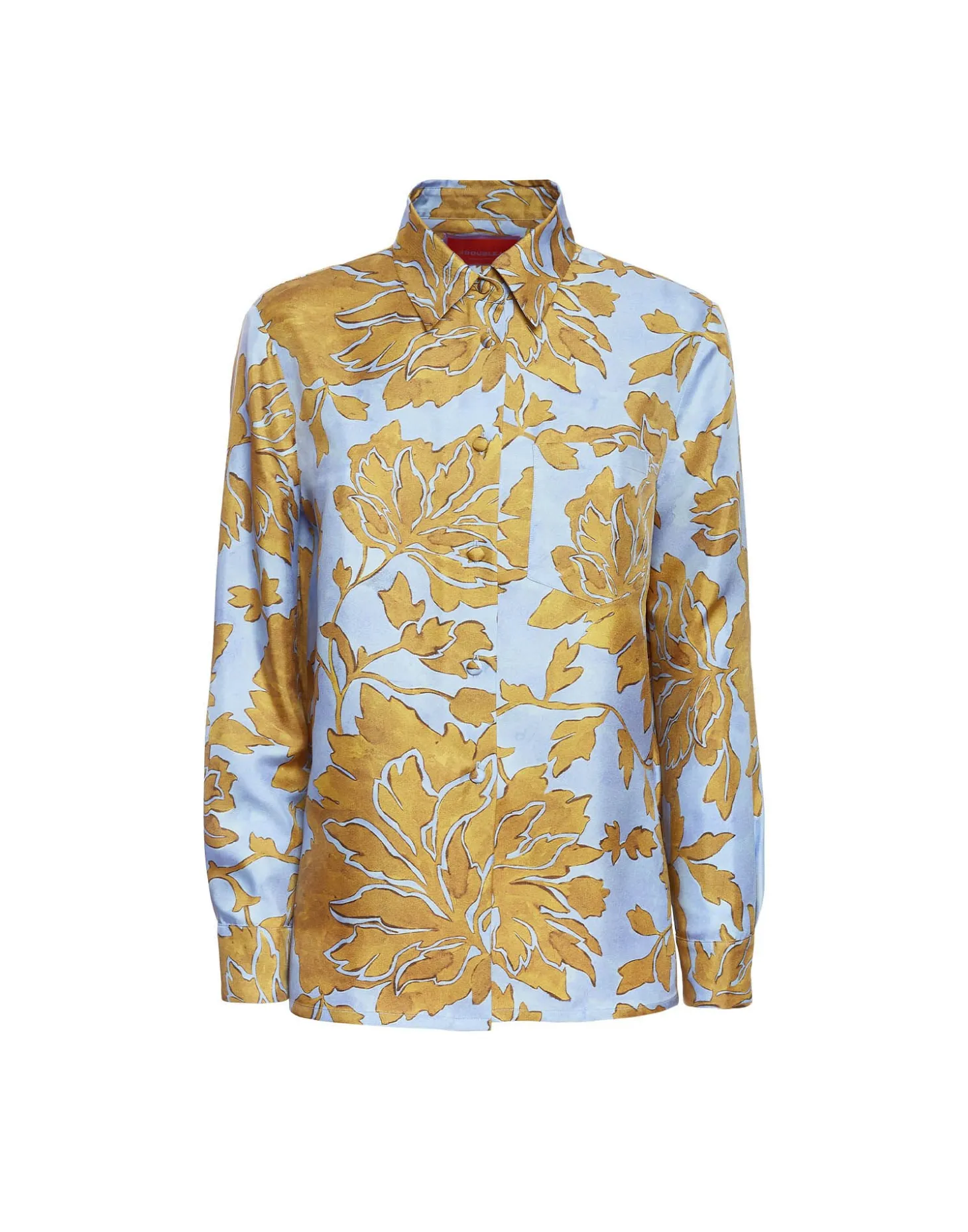 Boy ShirtTangle Light Blue in Silk Twill