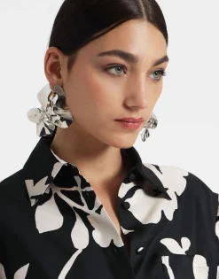 Boy ShirtWinter Jasmine in Twill Silk