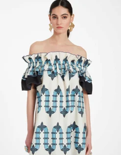 Breakfast DressScirocco Placée Ivory in Summer Poplin