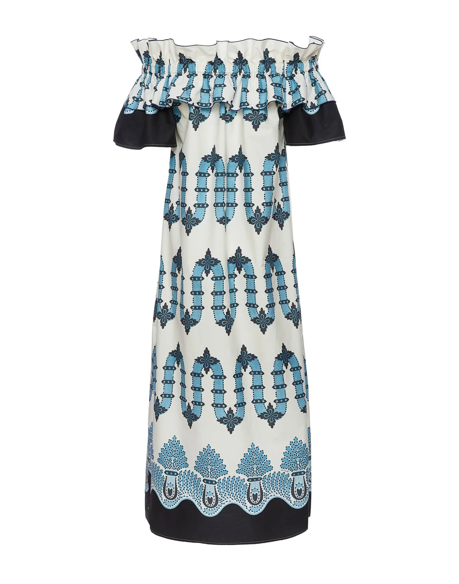 Breakfast DressScirocco Placée Ivory in Summer Poplin