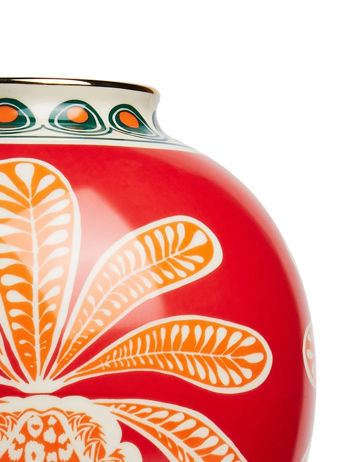 Bubble VaseBig Pineapple Bordeaux in Porcelain